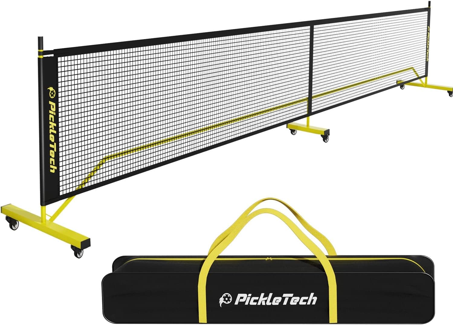 Portable Pickleball Net - 22 FT USAPA Regulation Size, Applies to Indoor & Outdoor & Driveway, Pickle Ball Net System with Carrying Bag
