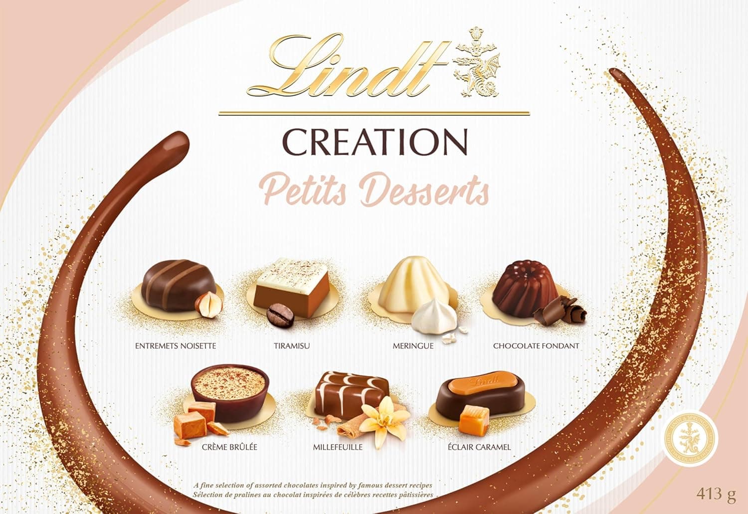 Lindt Creation Dessert, Assorted Chocolate Gift Box, 41 Pieces
