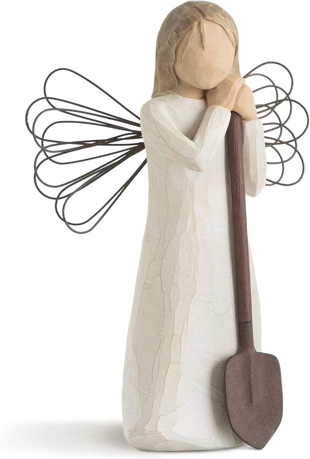 Willow Tree Angel of The Garden, Bringing Forth a Garden of Love and Beauty, Gift to Celebrate Friendships, People with Green Thumbs, Sculpted Hand-Painted Angel Figurine