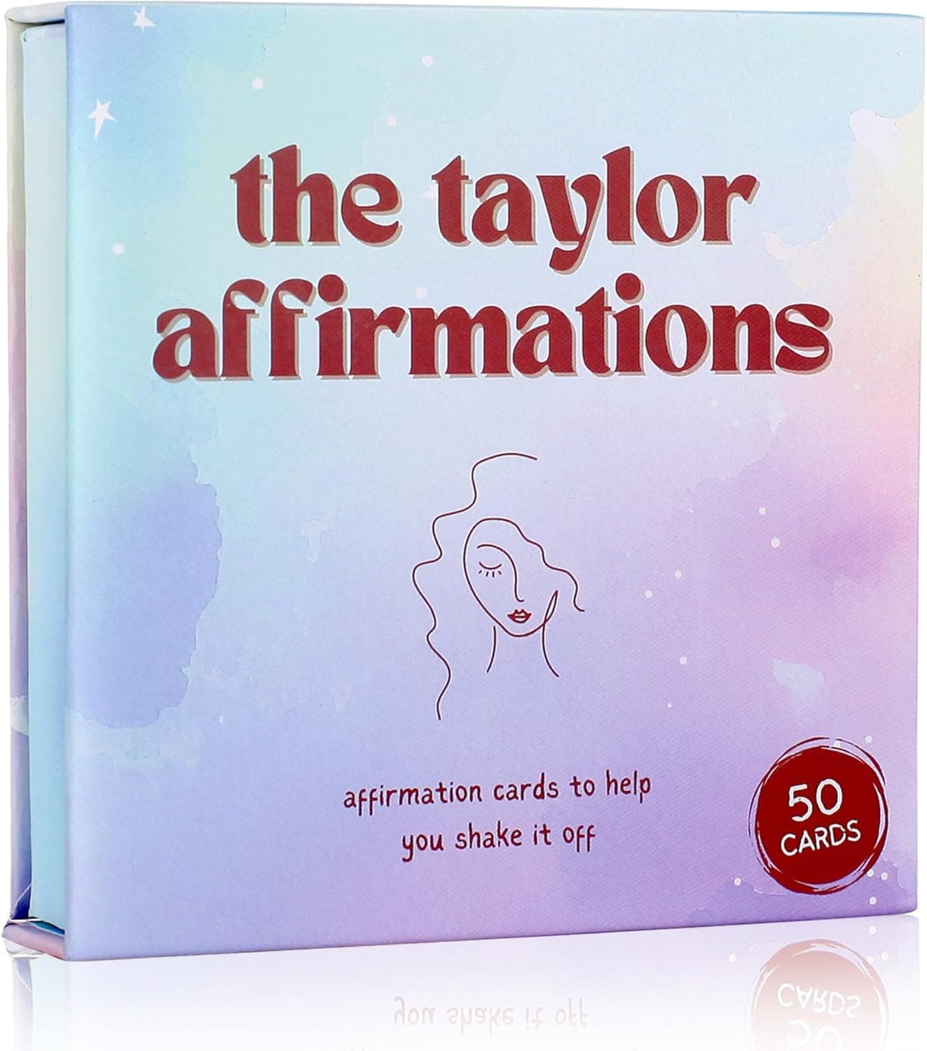 Taylor Gifts for Girls Birthday Gift | Affirmations - 50 PCS Taylor Cards | Taylor Themed Gifts, Taylor Gift Merch for Game Nights, Unique Gifts, Birthday Party Favors for Girls Women